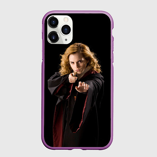 Чехол iPhone 11 Pro матовый Hermione Jean Granger / 3D-Фиолетовый – фото 1