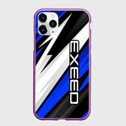 Чехол iPhone 11 Pro матовый Exeed - blue sport, цвет: 3D-фиолетовый