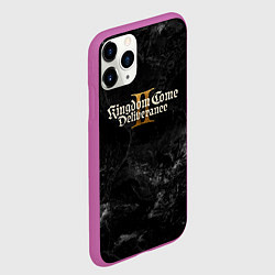 Чехол iPhone 11 Pro матовый Kingdom Come Deliverance 2 dark logo, цвет: 3D-фиолетовый — фото 2