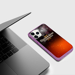 Чехол iPhone 11 Pro матовый Kingdom Come Deliverance 2 logo, цвет: 3D-фиолетовый — фото 2
