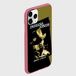 Чехол iPhone 11 Pro матовый Indiana Jones and the Great Circle, цвет: 3D-малиновый — фото 2