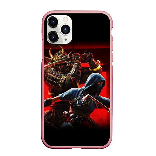 Чехол iPhone 11 Pro матовый Assassins Creed Тени / 3D-Баблгам – фото 1