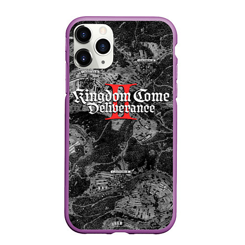 Чехол iPhone 11 Pro матовый Kingdom Come Deliverance 2 / 3D-Фиолетовый – фото 1