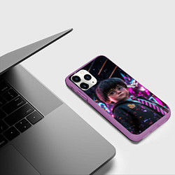 Чехол iPhone 11 Pro матовый Гарри Поттер в Америке, цвет: 3D-фиолетовый — фото 2