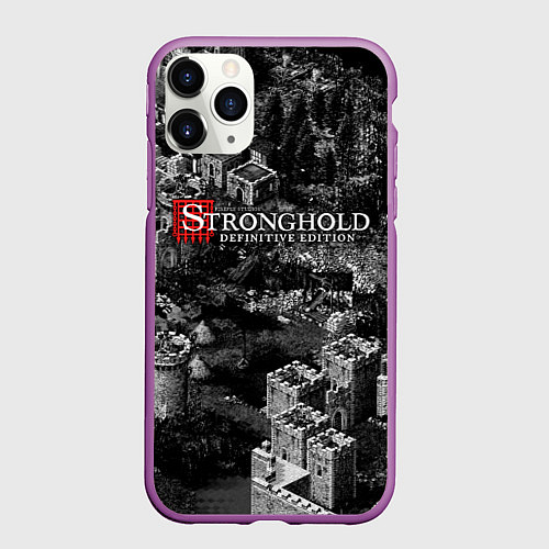 Чехол iPhone 11 Pro матовый Stronghold Crusader Definitive Edition / 3D-Фиолетовый – фото 1