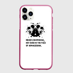Чехол iPhone 11 Pro матовый Роршах