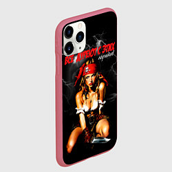 Чехол iPhone 11 Pro матовый Все дуреют с этих пиратов, цвет: 3D-малиновый — фото 2