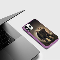 Чехол iPhone 11 Pro матовый Братья Винчестеры - Сверхъестественное, цвет: 3D-фиолетовый — фото 2