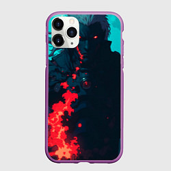 Чехол iPhone 11 Pro матовый Кибер-маг