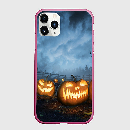 Чехол iPhone 11 Pro матовый Костюмы для halloween / 3D-Малиновый – фото 1