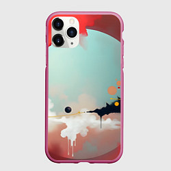 Чехол iPhone 11 Pro матовый Сюрреалистичная абстракция