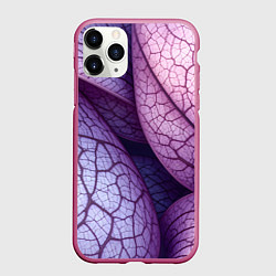 Чехол iPhone 11 Pro матовый Прожилки экзотического растения