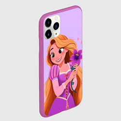 Чехол iPhone 11 Pro матовый Rapunzel - big pictures, цвет: 3D-фиолетовый — фото 2