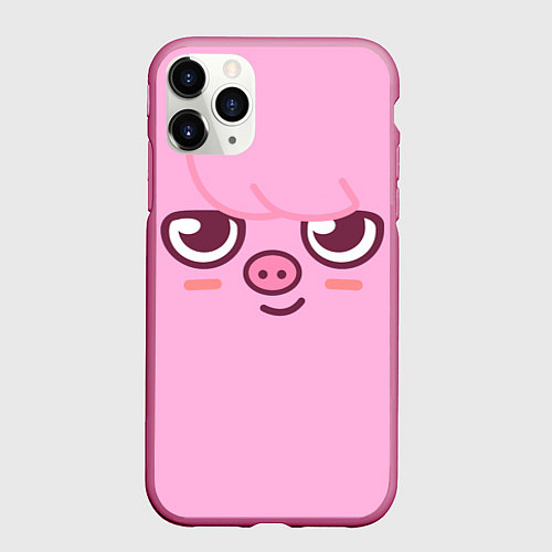 Чехол iPhone 11 Pro матовый Dwaekki skzoo / 3D-Малиновый – фото 1