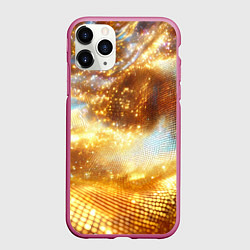 Чехол iPhone 11 Pro матовый Блестящая золотая текстура