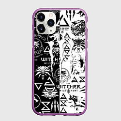 Чехол iPhone 11 Pro матовый Monster energy логотипы игр