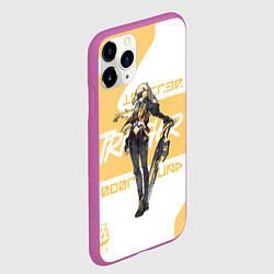 Чехол iPhone 11 Pro матовый Гашетка - ZZZ, цвет: 3D-фиолетовый — фото 2