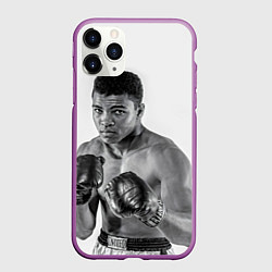 Чехол iPhone 11 Pro матовый Young Muhammad Ali
