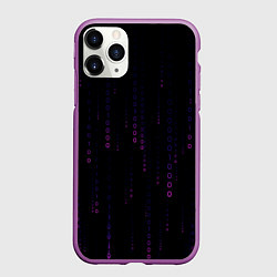 Чехол iPhone 11 Pro матовый Color black pink