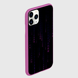 Чехол iPhone 11 Pro матовый Color black pink, цвет: 3D-фиолетовый — фото 2