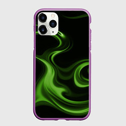 Чехол iPhone 11 Pro матовый Green black