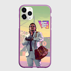 Чехол iPhone 11 Pro матовый Рауль Баутиста Gta 6
