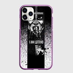 Чехол iPhone 11 Pro матовый Я легенда 2