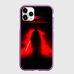 Чехол iPhone 11 Pro матовый Вейдер во тьме звёздные войны