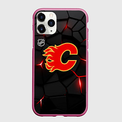 Чехол iPhone 11 Pro матовый Калгари Флэймз - НХЛ хоккей