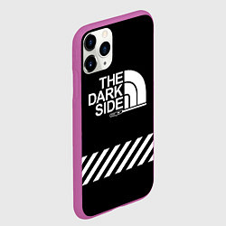 Чехол iPhone 11 Pro матовый The dark side, цвет: 3D-фиолетовый — фото 2