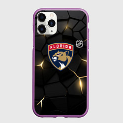 Чехол iPhone 11 Pro матовый Флорида Пантерз - НХЛ хоккей