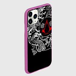Чехол iPhone 11 Pro матовый Ассасин Крид Раграрек, цвет: 3D-фиолетовый — фото 2