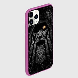 Чехол iPhone 11 Pro матовый Всеотец Один, цвет: 3D-фиолетовый — фото 2