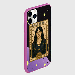 Чехол iPhone 11 Pro матовый Билли Айлиш в стиле Таро, цвет: 3D-фиолетовый — фото 2