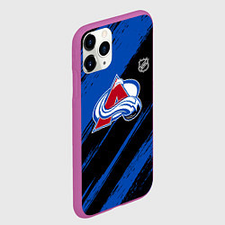 Чехол iPhone 11 Pro матовый Колорадо Эвеланш - синий и черный, цвет: 3D-фиолетовый — фото 2