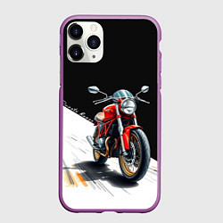 Чехол iPhone 11 Pro матовый Ducati Racer