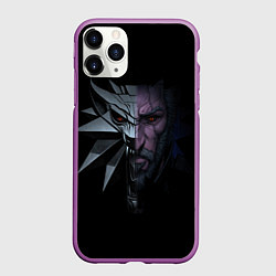 Чехол iPhone 11 Pro матовый Рожденный в Битве - Ведьмак 3
