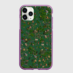 Чехол iPhone 11 Pro матовый Земли Крепости - Герои 3