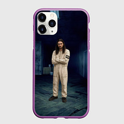 Чехол iPhone 11 Pro матовый Bones - образ психа