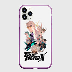 Чехол iPhone 11 Pro матовый Персонажи To be hero x, цвет: 3D-фиолетовый