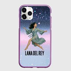 Чехол iPhone 11 Pro матовый Lana Del Rey прыгает в платье