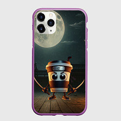 Чехол iPhone 11 Pro матовый Капучино Ассассино мем