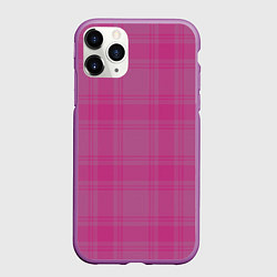 Чехол iPhone 11 Pro матовый Checkered pink