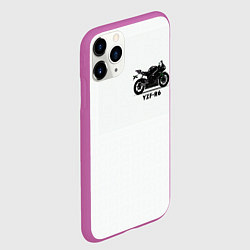 Чехол iPhone 11 Pro матовый Sports bikes, цвет: 3D-фиолетовый — фото 2