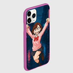 Чехол iPhone 11 Pro матовый Сиратори Айра в ярости, цвет: 3D-фиолетовый — фото 2