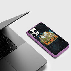 Чехол iPhone 11 Pro матовый Тольятти Самарская область, цвет: 3D-фиолетовый — фото 2