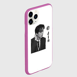 Чехол iPhone 11 Pro матовый Джин bts, цвет: 3D-фиолетовый — фото 2