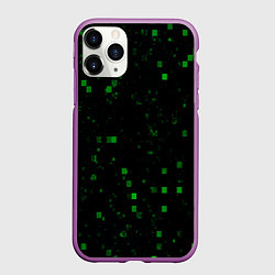 Чехол iPhone 11 Pro матовый Color green khaki, цвет: 3D-фиолетовый
