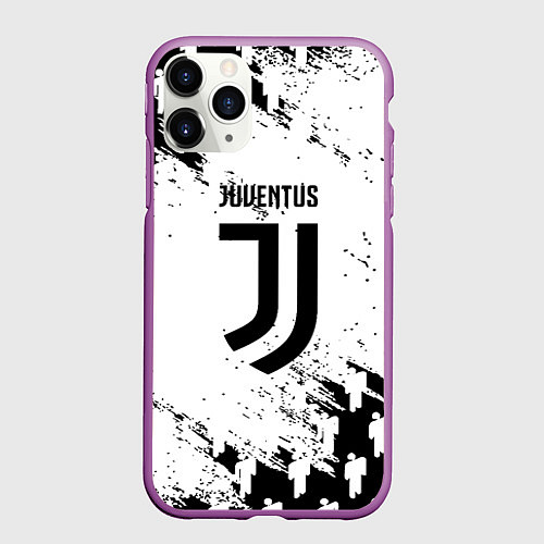 Чехол iPhone 11 Pro матовый Juventus люди спорт / 3D-Фиолетовый – фото 1