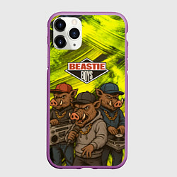 Чехол iPhone 11 Pro матовый Beastie boys в образе кабанов